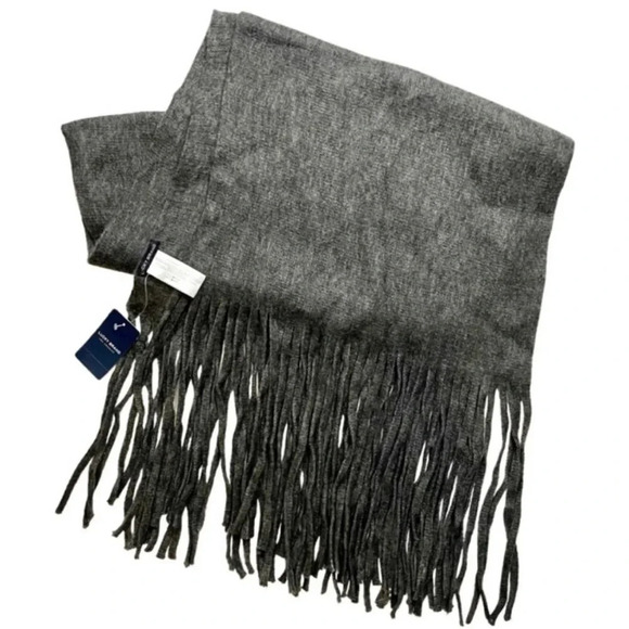 NWT Lucky Brand Solid Gray Brushed Scarf - Picture 5 of 5